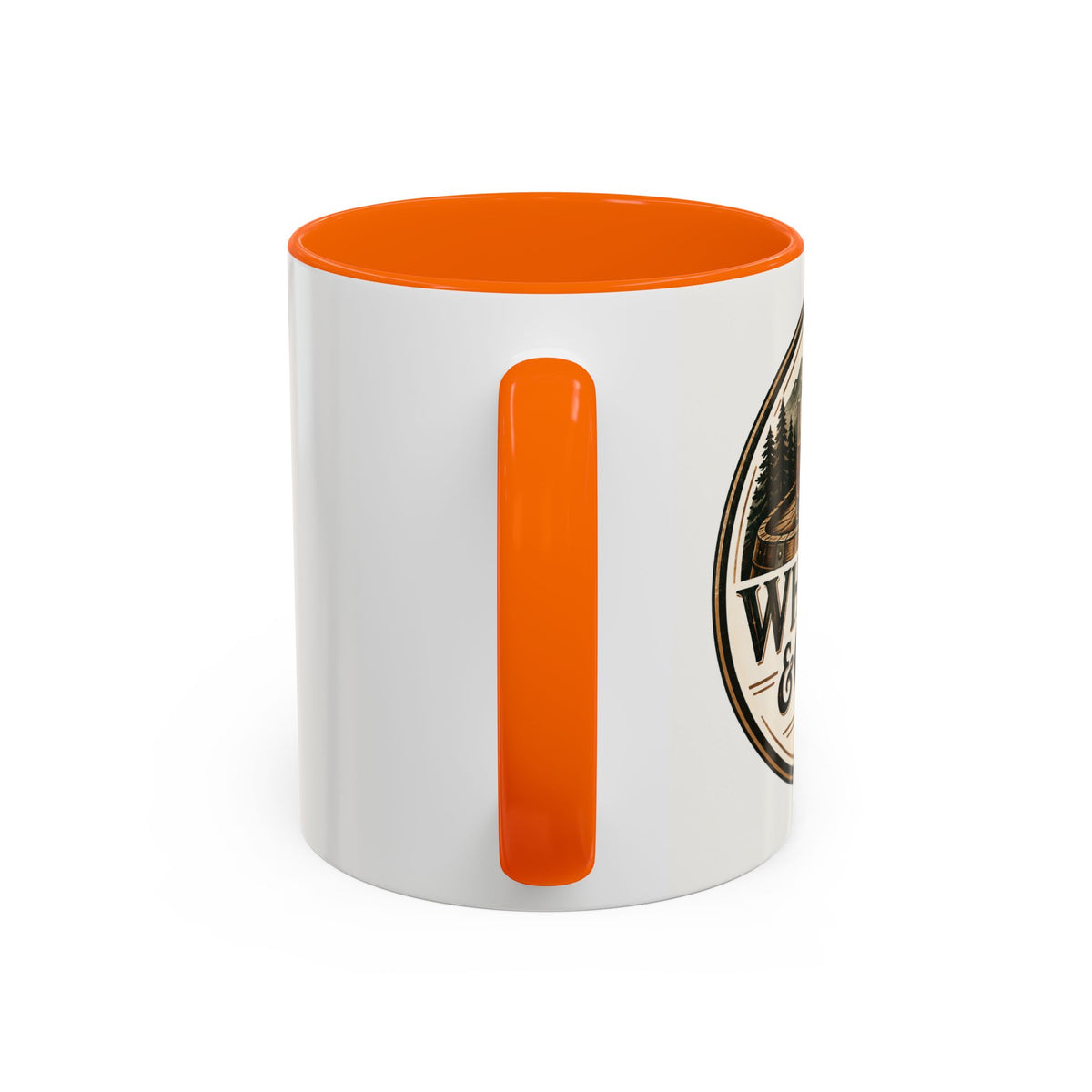 Whiskey & Cedar Accent Coffee Mug — Rustic Outdoorsman 11/15oz