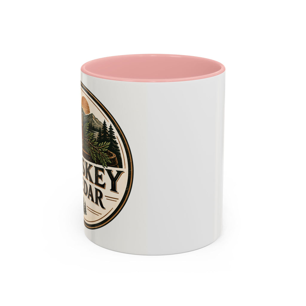 Whiskey & Cedar Accent Coffee Mug — Rustic Outdoorsman 11/15oz