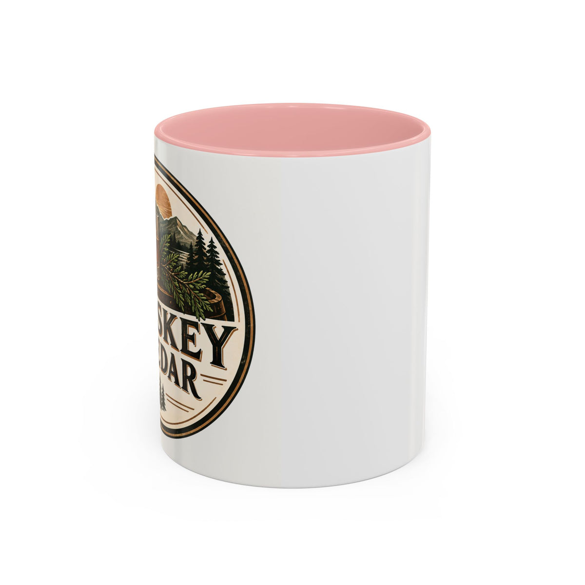 Whiskey & Cedar Accent Coffee Mug — Rustic Outdoorsman 11/15oz