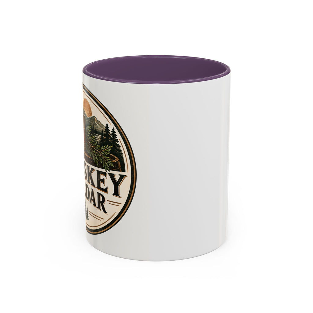 Whiskey & Cedar Accent Coffee Mug — Rustic Outdoorsman 11/15oz