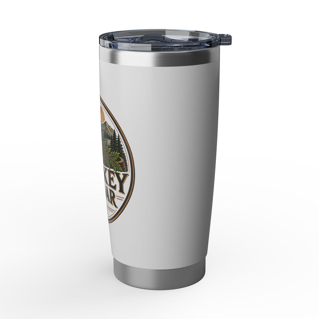 Whiskey & Cedar 20oz Insulated Tumbler — Rustic Outdoor Barware Gift