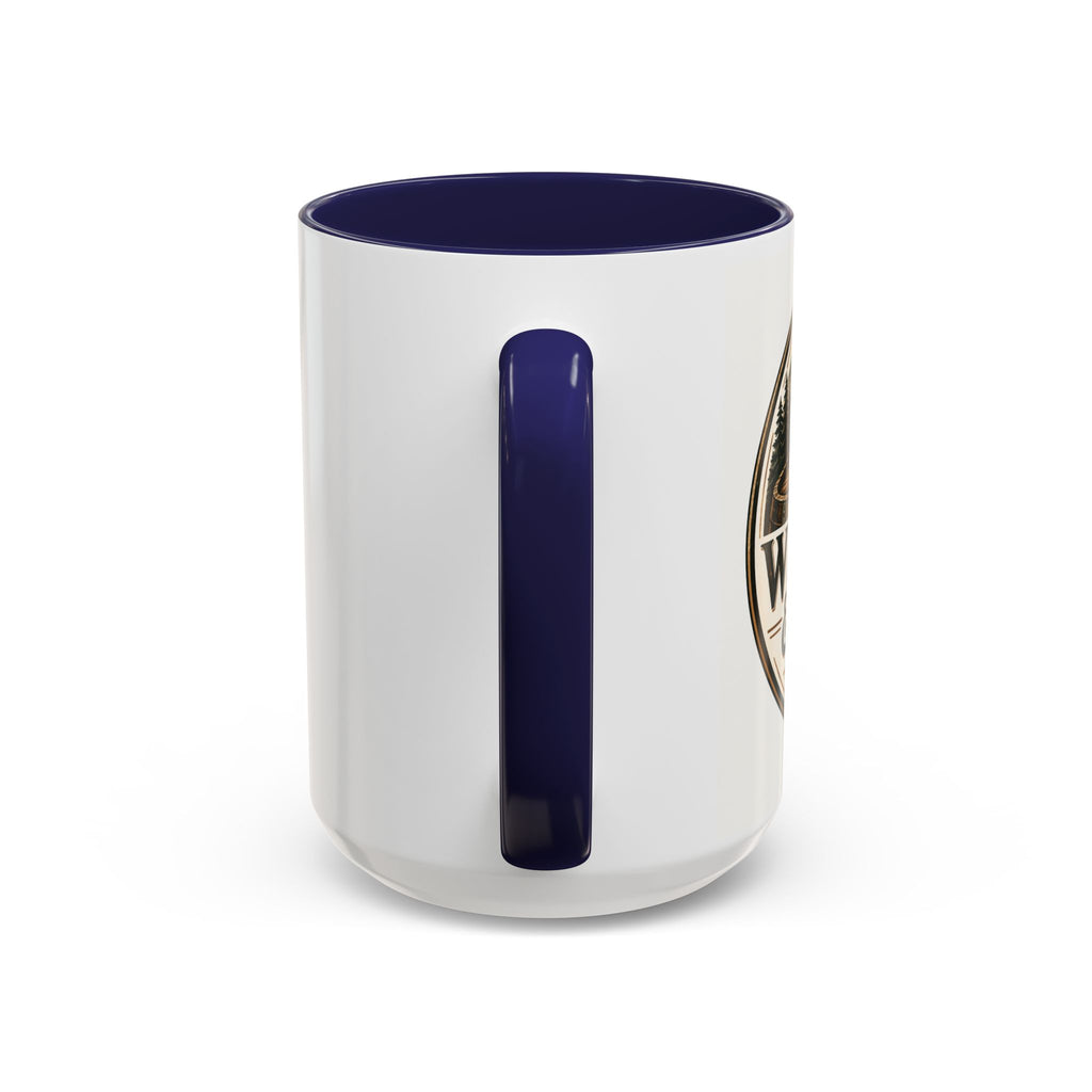 Whiskey & Cedar Accent Coffee Mug — Rustic Outdoorsman 11/15oz