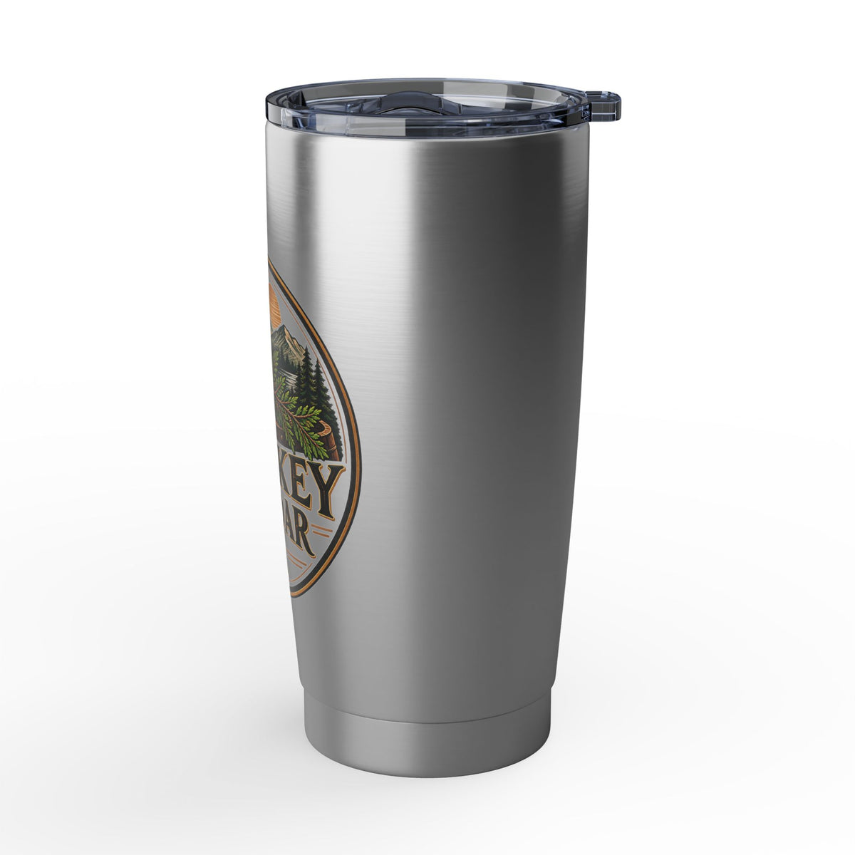 Whiskey & Cedar 20oz Insulated Tumbler — Rustic Outdoor Barware Gift