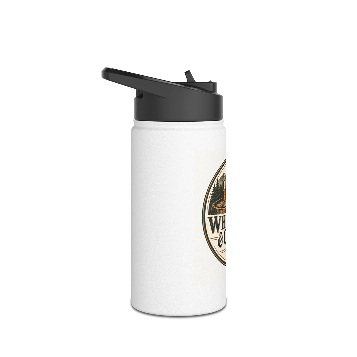 Whiskey & Cedar Stainless Steel Water Bottle