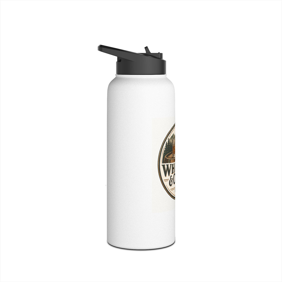 Whiskey & Cedar Stainless Steel Water Bottle