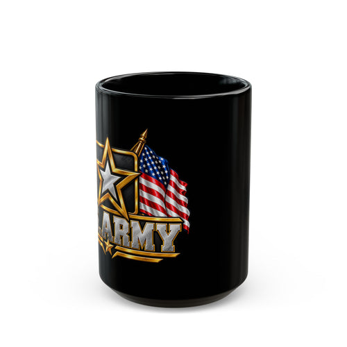 Army Patriot Mug — American Flag Military Coffee Cup