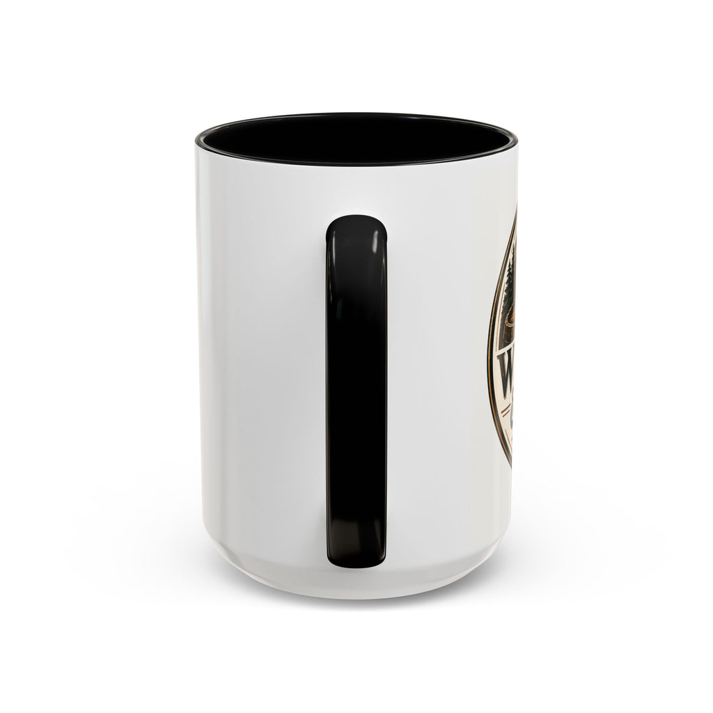 Whiskey & Cedar Accent Coffee Mug — Rustic Outdoorsman 11/15oz