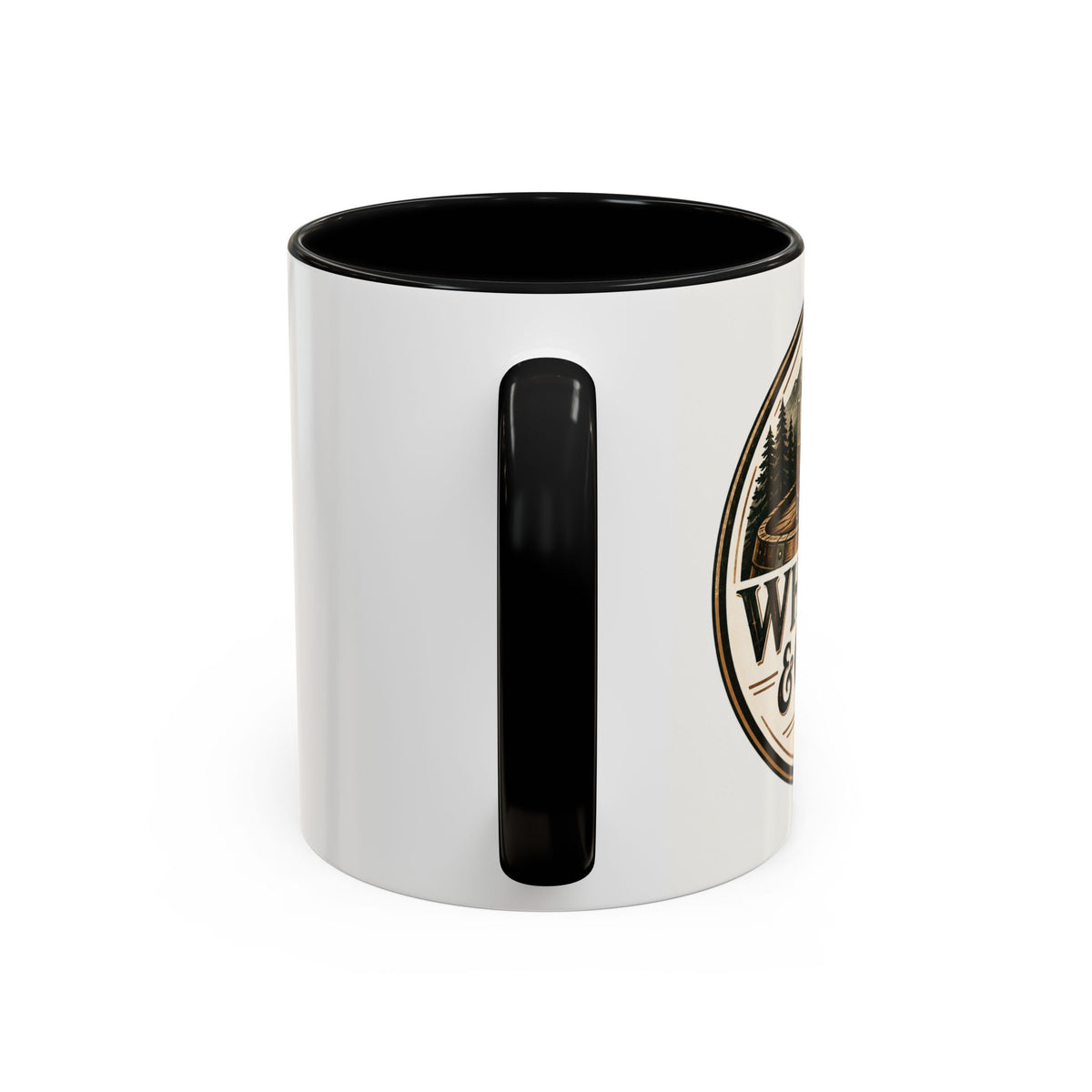 Whiskey & Cedar Accent Coffee Mug — Rustic Outdoorsman 11/15oz