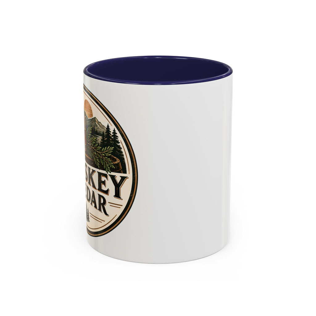 Whiskey & Cedar Accent Coffee Mug — Rustic Outdoorsman 11/15oz