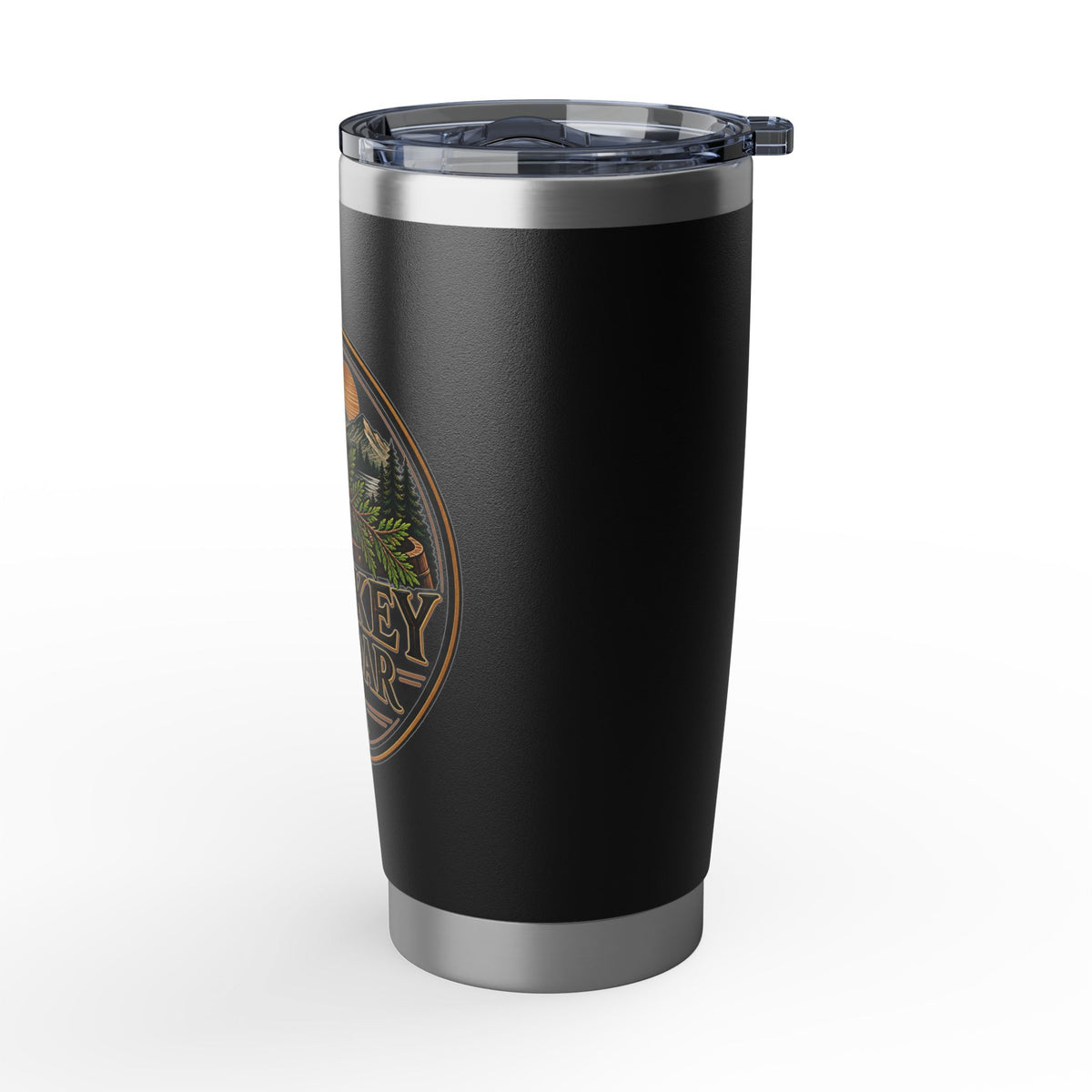 Whiskey & Cedar 20oz Insulated Tumbler — Rustic Outdoor Barware Gift