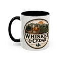 Whiskey & Cedar Accent Coffee Mug — Rustic Outdoorsman 11/15oz