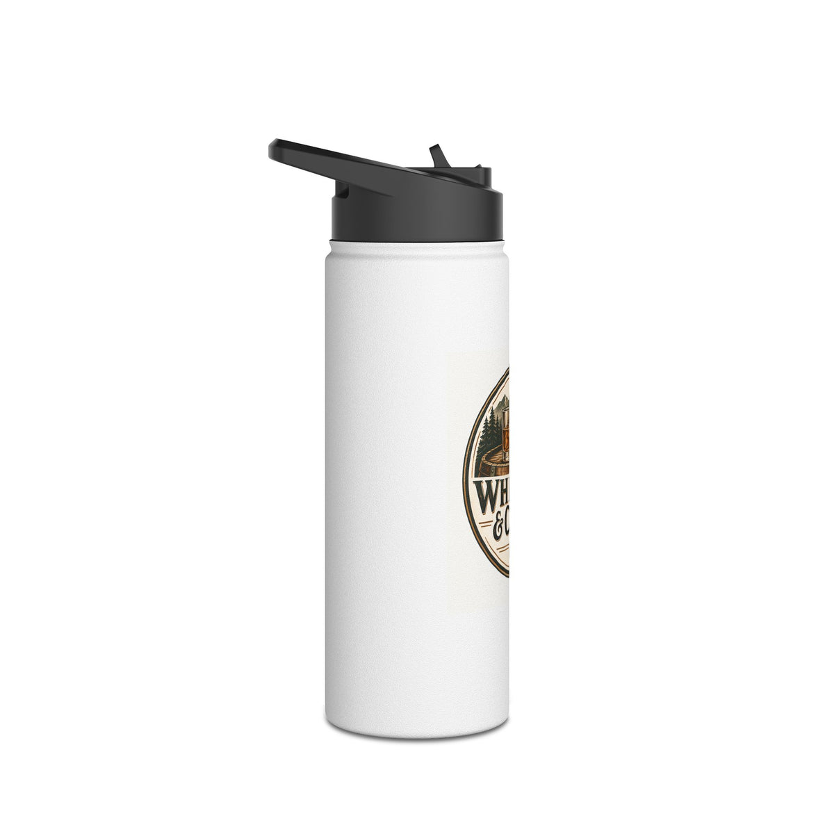 Whiskey & Cedar Stainless Steel Water Bottle